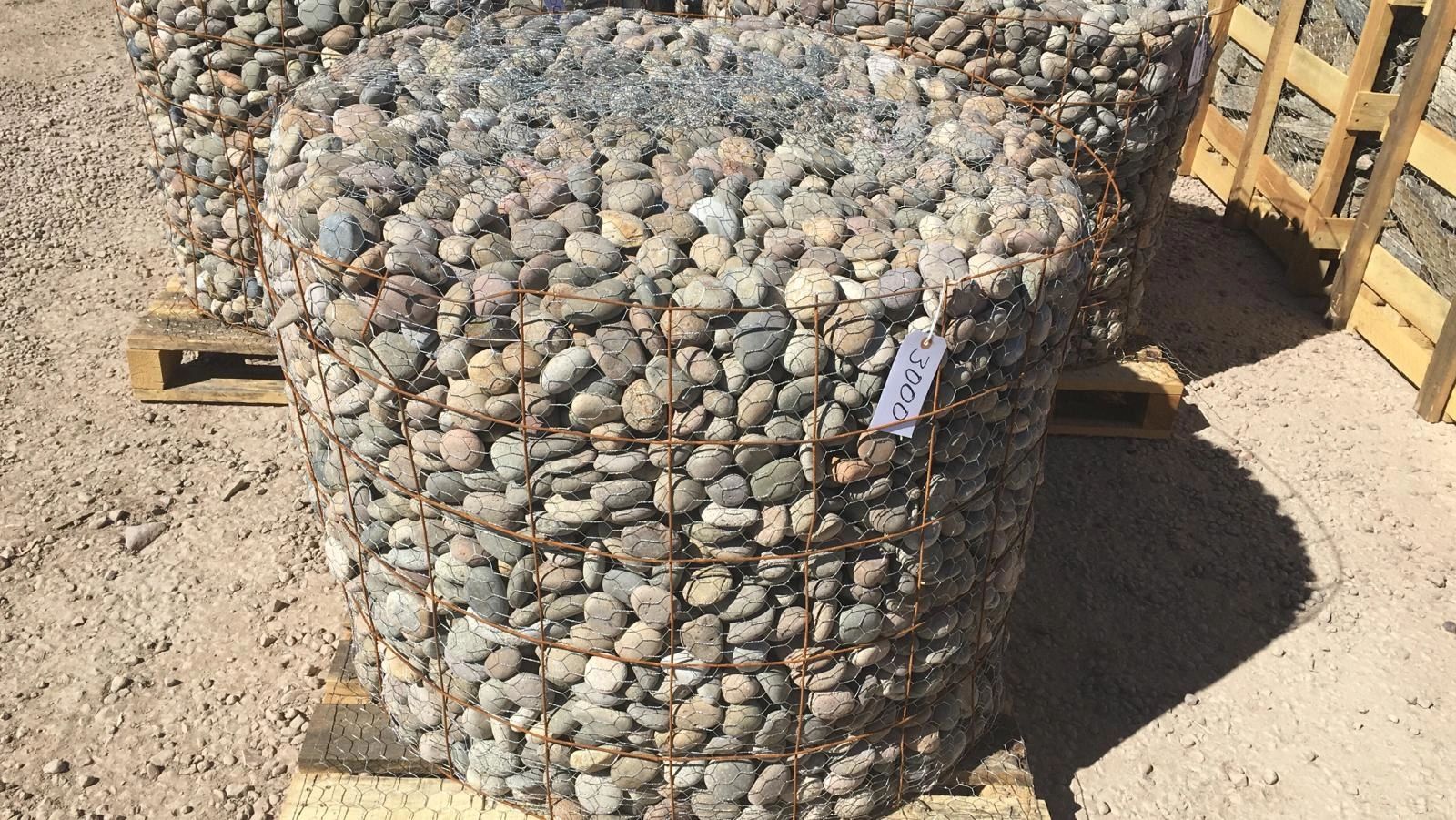Buff Mexican beach pebble - second view